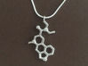 LSD molecule pendant 3d printed 
