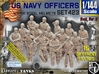 1/144 USN Helmet Officers Set423 3d printed 