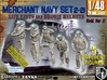 1/48 Merch Navy crew Set2-21 3d printed 