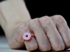 The Glazed Donut Ring (Size 4 and 3/4) 3d printed Not too serious. Very fun. 