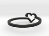 Heart Ring - Size 7 3d printed 