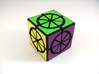 Circle X 2x2x2 Cube 3d printed Solved
