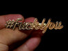 #FuckYou Statement Ring 3d printed 