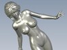 1/35 scale nude beach girl posing figure B 3d printed 