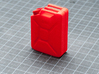 NATO 20L Jerry Can 1/10 Scale 3d printed Coral Red Strong & Flexible Polished 