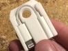 Lightning to Headphone 3.5mm jack adapter keychain 3d printed 