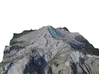 Mount Baker Map: 6"x9" 3d printed 