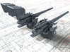 1/144 6"/45 (15.2 cm) BL Mark XII with Shield x2 3d printed 1/144 6"/45 (15.2 cm) BL Mark XII with Shield x2
