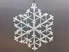 Organic Snowflake Ornaments - Stack of 6 3d printed 3D printed FDM prototype of the "Canada" ornament