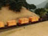 28 Lumber Loads!! N Scale: Outfits 14 Flats & Gons 3d printed 40' and 53' cars