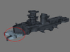 1/100 DKM Scharnhorst Fore Deck1 Part1 3d printed 