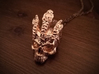 King of worm Skull Pendant 3d printed 