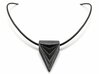 Unisex Futuristic Triangle Arrowhead Pendant 3d printed 