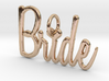 Bride Heart Pendant 3d printed 