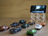 Drive-In Phone Stand 3d printed Photo of stand in use