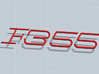 KEYCHAIN F355 INSERTS 3d printed Keychain F355 red plastic inserts, render