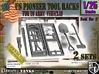 1/25 US Pioneer Tool Rack Set101 3d printed 
