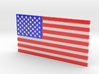 US Flag in Full Color 3d printed 