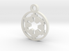 Galactic Empire Charm 3d printed 