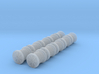 N Scale 10x Cable Reel S 3d printed 