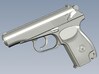 1/25 scale USSR KGB Makarov pistols x 5 3d printed 