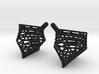 Earrings Wallis Wedge  3d printed 