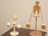 Balancing Monkey 3d printed Two balancing figures: woodcraft and  3D printed 