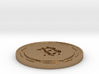 Bitcoin Themed Coaster 3d printed 