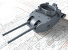 1/700 HMAS Canberra 8"/50 MKVIII Guns 1942 3d printed 3d render showing B and X Turret detail