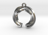 Twisted ring pendant with multiple branchs 3d printed 