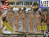 1/32 US Arty Crew Hot Weather Set4 3d printed 