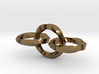 Twisted rings chain - Earrings or Pendant 3d printed 