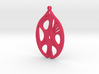 Voronoi Catenoid Curve Earring (001a) 3d printed 
