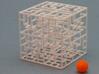 Escher’s Playground 3D Maze Cube 3d printed 7x7x7 Maze with ball