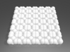 Pebble Coaster - Checkered Pattern 1 (Small Size) 3d printed 