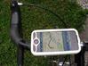 iPhone 4 bike mount assembly 1" 3d printed 