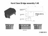 Hunt Class Bridge 1/48 3d printed 