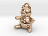 Tiny Teddy Bear w/loop 3d printed 