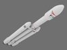 250mm - SpaceX Falcon Heavy [Full Colour] 3d printed 