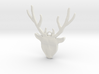 Deer head with antlers - Pendant 3d printed 