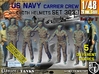 1/48 USN Carrier Deck Crew Set303-1 3d printed 