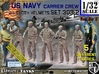 1/32 USN Carrier Deck Crew Set303-2 3d printed 