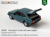 Ford Escort 3-door with open tailgate (N 1:160) 3d printed 