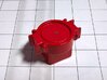 1 50 D62 Square hat for pole 8MM for Swinging lead 3d printed 