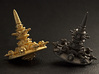 Spinning Top of Escaped Times 3d printed From left to right, Stainless Steel and Gold plated Polished Stainless Steel.