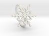 Snowflake ring 2 h21d165a adjustable 39 PQ 3d printed 