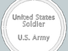 U.S. Soldier Pendant 3d printed Front