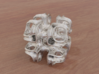 Cubic Lattice 3d printed Stainless Steel (Render)