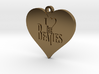 I Love The Beatles pendant 3d printed 