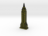 Empire State Building - Black w Yellow windows 3d printed 